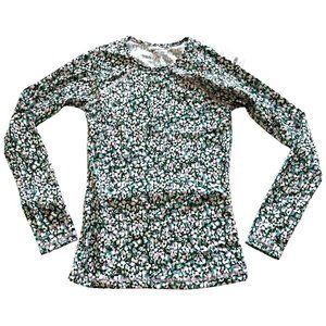 NWT Athleta Point Break Floral Rashguard XXS